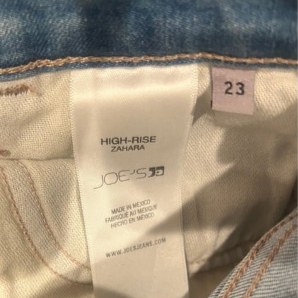 Joe’s Jeans High Rise Zahara Crop Bootcut Jeans | NWOT | Light Wash | Size 23 - Picture 4 of 8